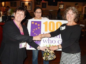 100 Women Who Care donation to Santa Cruz Literacy Program